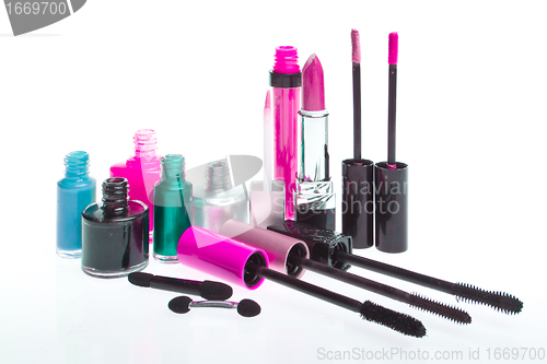 Image of cosmetic makeup products