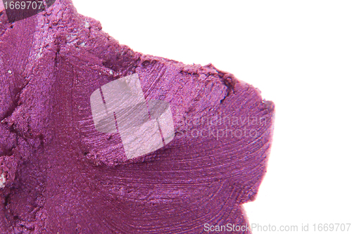 Image of smudged lipsticks