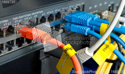 Image of network cables