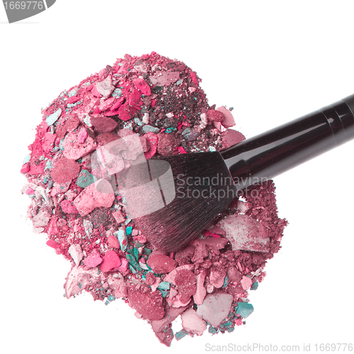 Image of crushed eyeshadows