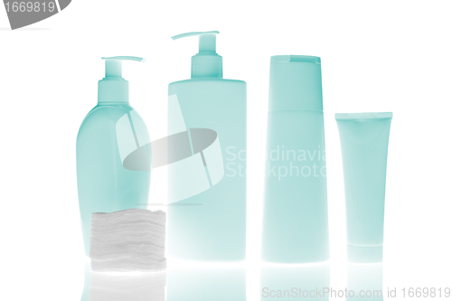 Image of cosmetic bottles