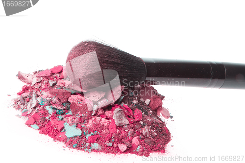 Image of crushed eyeshadows