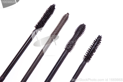 Image of mascara set isolated