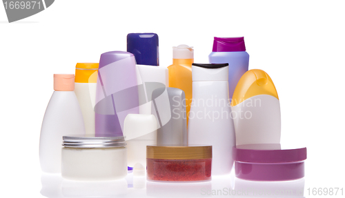 Image of cosmetic bottles