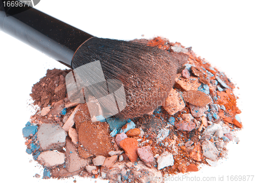 Image of crushed eyeshadows
