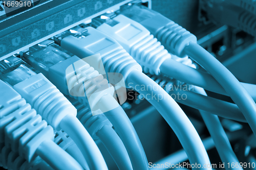 Image of network cables