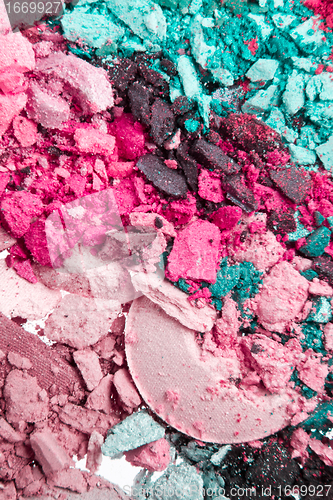 Image of crushed eyeshadows