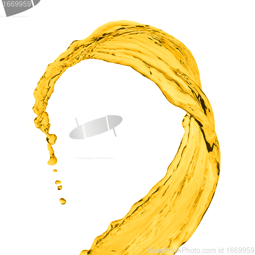 Image of orange splash