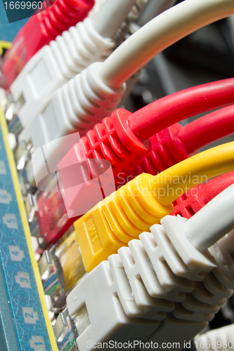 Image of network cables