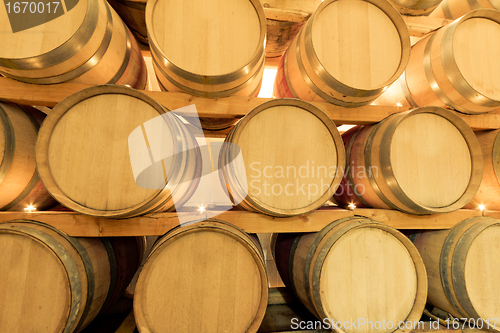 Image of wine barrels