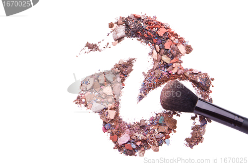 Image of crushed eyeshadows