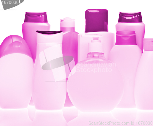 Image of cosmetic bottles