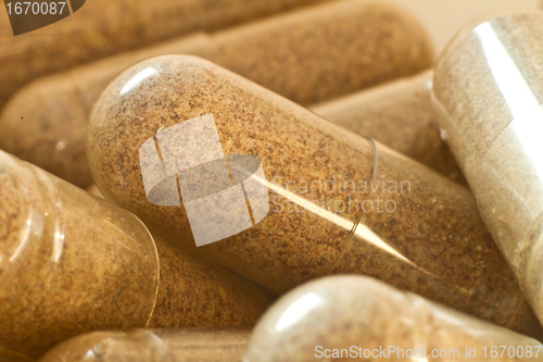 Image of medical capsules