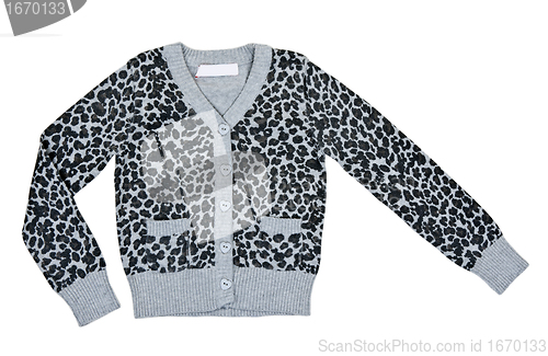 Image of gray mottled sweater