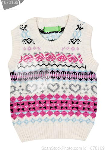 Image of Children's knitted vest