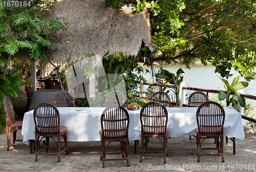 Image of restaurant in the woods