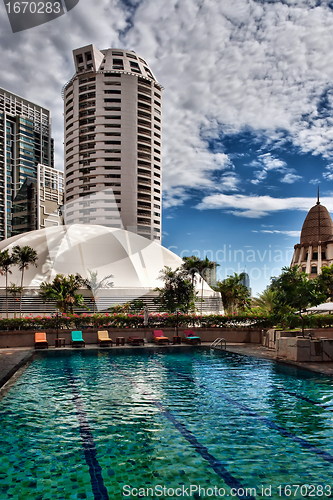 Image of rooftop swimming pool