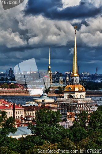 Image of top view of the St. Petersburg