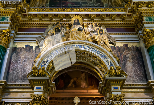 Image of interior of the ancient Orthodox Church