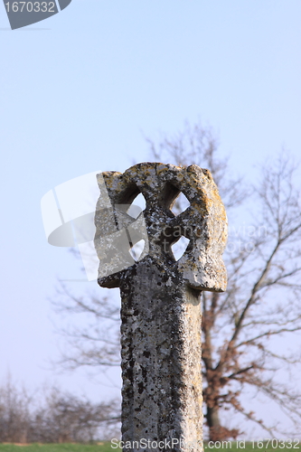 Image of very old cross of the Templars