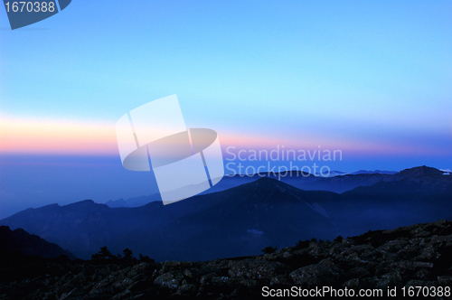 Image of Landscape of mountains