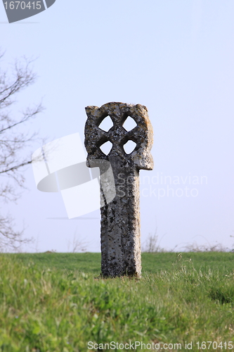 Image of very old cross of the Templars