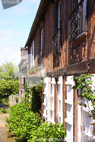 Image of old house in medieval village