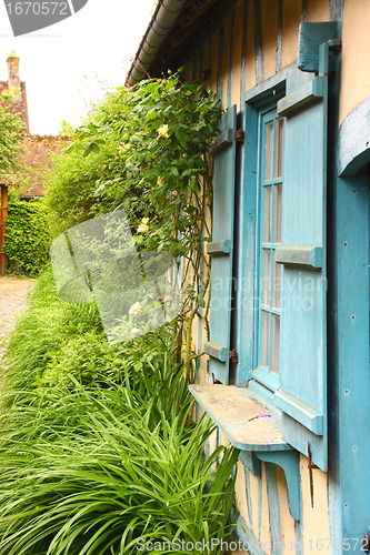 Image of old house in medieval village