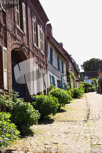 Image of old house in medieval village