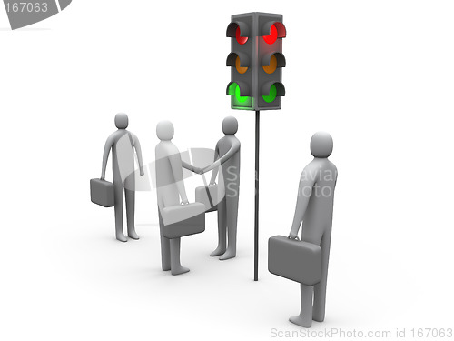 Image of Traffic Light - Let's Do Business