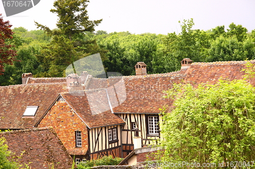 Image of old house in medieval village