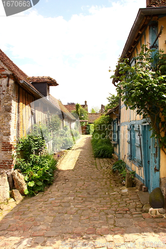 Image of old house in medieval village