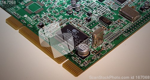 Image of Detail of video card