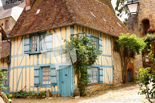 Image of old house in medieval village