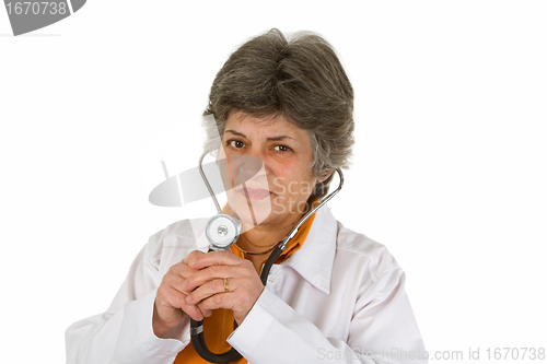Image of Senior woman doctor