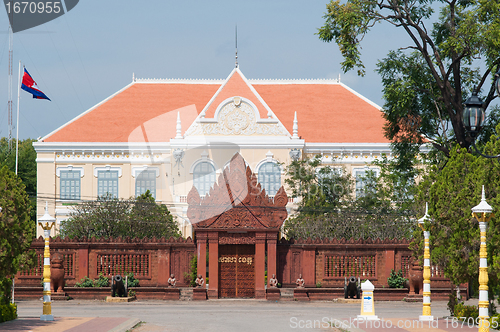 Image of The provincial hall of Battambang, Cambodia