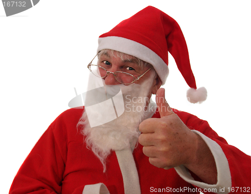 Image of Thumbs-up Santa