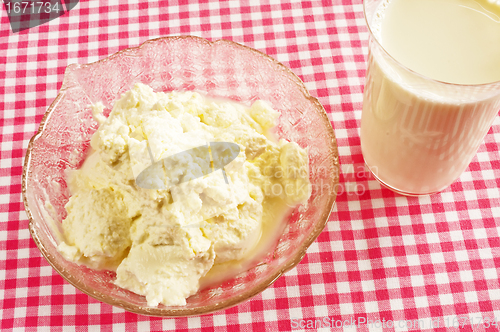 Image of gourd and milk