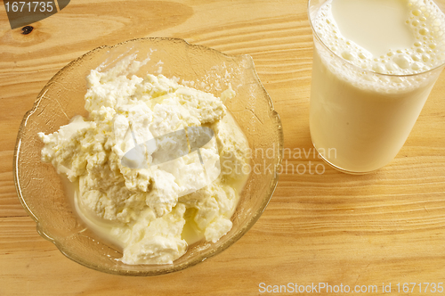 Image of gourd and milk