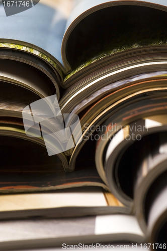 Image of stack of magazines