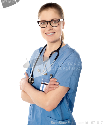 Image of Female doctor smiling