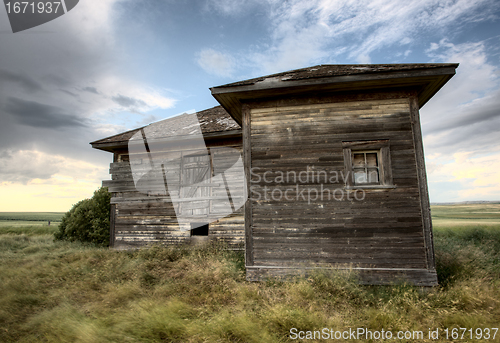 Image of Abandoned Farmhouse Saskatchewan Canada