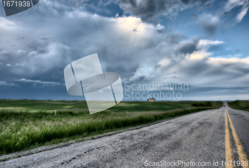 Image of Prairie Road and School House