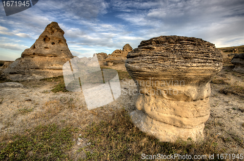 Image of Hoodoo Badlands Alberta Canada