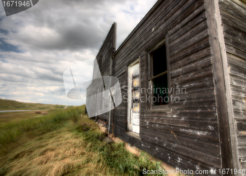 Image of Abandoned Farmhouse Saskatchewan Canada