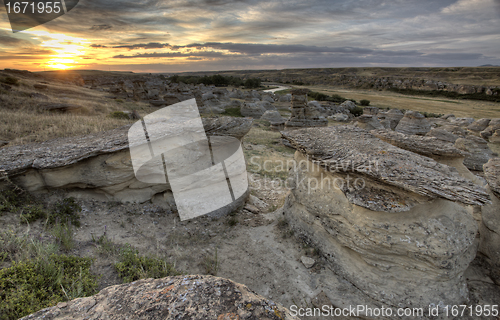 Image of Hoodoo Badlands Alberta Canada