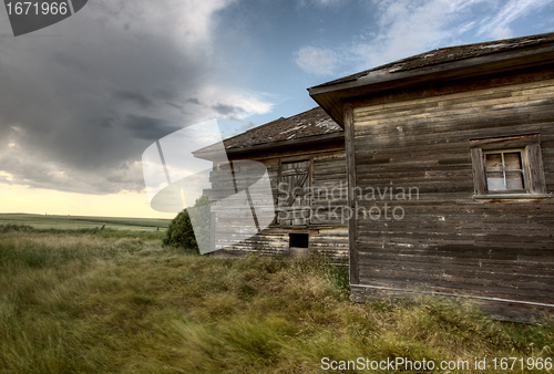 Image of Abandoned Farmhouse Saskatchewan Canada