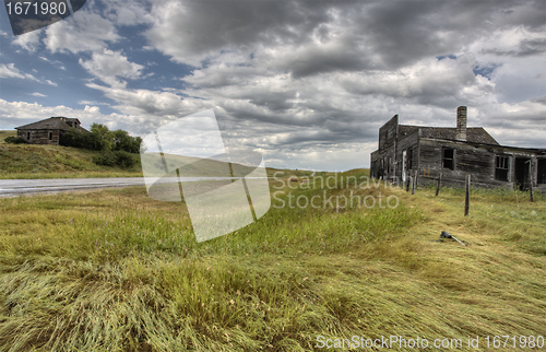 Image of Abandoned Farmhouse Saskatchewan Canada