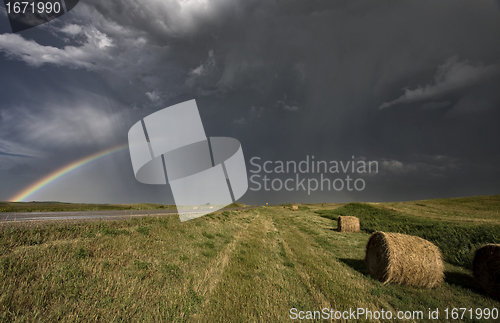 Image of Prairie Road Storm Clouds