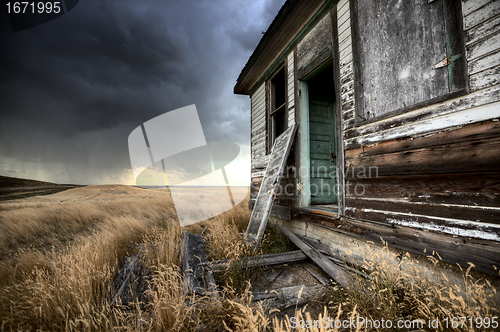 Image of Abandoned Farmhouse Saskatchewan Canada